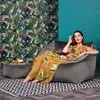 icon Riesen Sitzsack Sessel Bean Bag Natalia mit Hocker, Produktbild-Vorschau 2