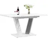 Ausziehtisch mit Marmorplatte 120-160x80x76 cm - Produktbild-Vorschau 12