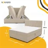 Boxspringbett 160x200 cm - mit Bettkästen mit Matratze mit Produktbild-Vorschau 4