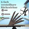 COSTWAY Sonnenliege mit Beistelltisch, Gartenliege Produktbild-Vorschau 5