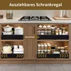 1 x Schwarz Teleskopschublade Ausziehbar Küche Schublade Produktbild-Vorschau 7
