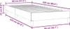 vidaXL Skříňová postel bez matrace světle šedá 80x220 cm Náhled obrázku produktu 6