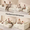 VASAGLE Modulares Sofa, Ecksofa mit Liege links, 244 cm Produktbild-Vorschau 5