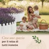 Floranica Steccato in legno 200 x 40 cm, Bianco – bordo Anteprima dell’immagine prodotto 6