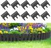 Izrielar 20 pièces Bordure de pelouse aspect bois Bordure Voir les images du produit 10