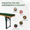 TexDeko Bierbankauflage 220x25x4cm mit Reißverschluss Produktbild-Vorschau 8