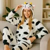 Onesie Kigurumi Pyjamas Kuh Verkleidung Kostüm S: 145 - Produktbild-Vorschau 8