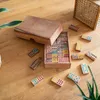 Domino Double 9 - gra salonowa z 56 płytkami | Dla 2-6 osób Podgląd zdjęcia produktu 7