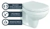 sanicomfort Wand WC-Set + Vorwandelement inkl. runder Produktbild-Vorschau 2