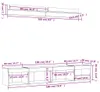 vidaXL 5-tlg. Wohnwand mit LED-Beleuchtung Betongrau Produktbild-Vorschau 8