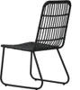 vidaXL 3-tlg. Garten-Essgruppe Poly Rattan und Glas Produktbild-Vorschau 7