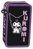 Piórnik 2 komorowy z wyposażeniem Kuromi Black Podgląd zdjęcia produktu 1