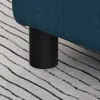 HOMCOM Pouf Fußstütze niedriger Hocker aus Leinenstoff, Produktbild-Vorschau 8