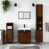 vidaXL Armadietto da bagno in rovere marrone 58x33x60 cm Anteprima dell’immagine prodotto 2