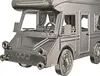 Gilde Flaschenhalter "Wohnmobil" Metall silberfarben 65516 Produktbild-Vorschau 4