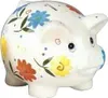Sparschwein Blumendeko mit Schloß Porzellan 23cm weiß Produktbild-Vorschau 4