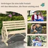 Outsunny Gartenbank 2-Sitzer Sitzbank Holzbank Produktbild-Vorschau 7