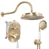 Unterputz Duschgarnitur Rea SERRA brushed gold + box Produktbild-Vorschau 3