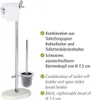 WENKO Stand WC Garnitur Toiletten Bürsten Papier Rollen Produktbild-Vorschau 2