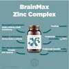 A product shot of a bottle of BrainMax Zinc Complex with descriptive text and graphics around it. Anteprima dell’immagine prodotto