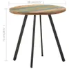 vidaXL Table de salle à manger 80 cm Vieux bois massif Voir les images du produit 3