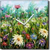 Coloray Uhr auf Leinwand 30x30 cm Wand Uhr Dekoration Produktbild-Vorschau 1