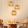 ZMH Pendellamp Boho, hanglamp van riet, verstelbare hoogte, Productafbeelding-voorbeeld 1