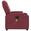 vidaXL Massagesessel Weinrot Stoff Produktbild-Vorschau 4