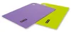 Two cutting boards, one purple and one green, are shown against a white background. Produktbild-Vorschau