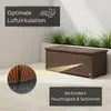 Auflagenbox Sienna Java Braun 155x73x60 cm Poly-Rattan Produktbild-Vorschau 6