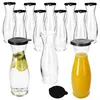 12x MIA MISURA Wein-Karaffe mit Deckel schwarz 1L geeicht Produktbild-Vorschau 1