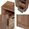 Badezimmerschrank 'Namsskogan' 100x50x25cm Walnussoptik Produktbild-Vorschau 6