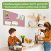banjado Magnettafel rosa 78x37cm groß Magnetwand aus Metall Produktbild-Vorschau 2