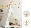Dětský stan Tipi, vnitřní a venkovní stan na hraní, plátěný Náhled obrázku produktu 1