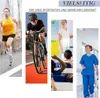 4 Paar Sport-Kompressionssocken – Schwarz, flach – L/XL Produktbild-Vorschau 3