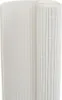A rolled-up white PVC garden fence. Produktbild-Vorschau