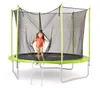 Trampolino CROSS con rete e scala, verde-nero, Anteprima dell’immagine prodotto 3