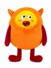 Monster Kuscheltier 30 cm Oranges Plüschmonster mit Produktbild-Vorschau 1