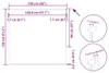 vidaXL zatemňovací roleta tmavě modrá 150x130 cm šířka Náhled obrázku produktu 7