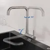 360° Drehbar Spültischarmatur, 90° Klappbar Wasserhahn Produktbild-Vorschau 5