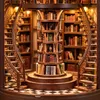 THAR Book Nook: Libreria senza tempo – Kit di montaggio in Anteprima dell’immagine prodotto 8