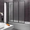 Sprchový paravan Izrielar 120 x 140 cm, trojité skladacie Náhľad obrázku produktu 8