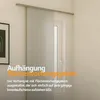 Flächenvorhang Ellen Hellgrau 60x245 cm – blickdichte Produktbild-Vorschau 4