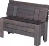 STOLMAK Záhradný drevený box 111 l 71x54x29 cm sivý, Náhľad obrázku produktu 7