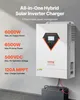 Hybrydowy inwerter solarny VEVOR 6 kW, 48 V DC na 220/230 V Podgląd zdjęcia produktu 2
