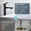 Homelody Wasserhahn Bad Schwarz,Waschtischarmatur Produktbild-Vorschau 4