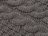 Kuscheldecke Meerjungfrau, gestrickt, 60x180 cm, grau Produktbild-Vorschau 6