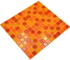 Mosaikfliese Transluzent gelb orange rot Glasmosaik Crystal Produktbild-Vorschau 2