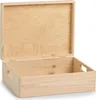 An open wooden box with a lid. Anteprima dell’immagine prodotto