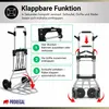 Klappbare Profi-Alu-Sackkarre ELEPHANT | Traglast 150kg | Produktbild-Vorschau 5